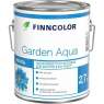 Эмаль акриловая Finncolor Garden Aqua полуматовая База А Белая 2,7л 