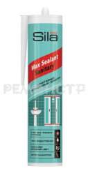 Герметик силиконовый санитарный Sila Pro Max Sealant белый 290 мл