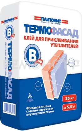 Клей для утеплителей PLITONIT Термофасад В-ТФ 25 кг