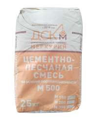 Цементно-Песчаная смесь ЦПС М200 Меркурий 25кг