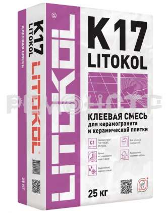 Клеевая смесь на цементной основе LITOKOL K17 (C1) 25кг