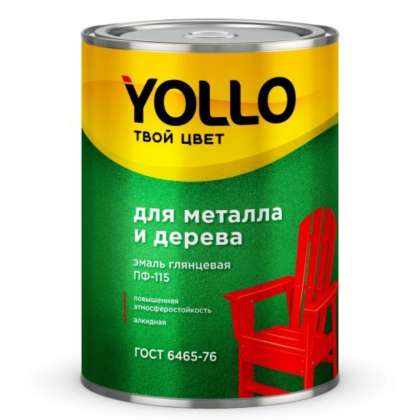 Эмаль Yollo ПФ-115 лимон 1,9кг  