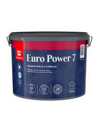 Краска Tikkurila Euro Power 7 белая База А 9л 