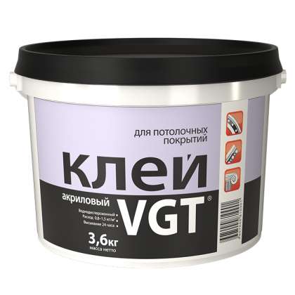 Клей для потолочных покрытий ВГТ 3,6кг