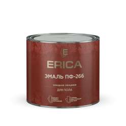Эмаль ПФ-266 для пола ERICA красно-коричневая 1,8кг