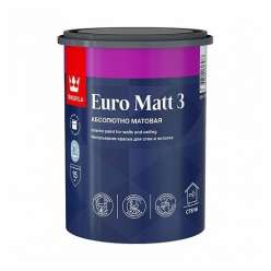 Краска Tikkurila Euro Matt 3 прозрачная База С 0,9л