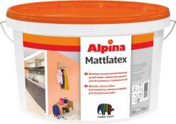 Краска интерьерная Alpina Маттлатекс белая 10л