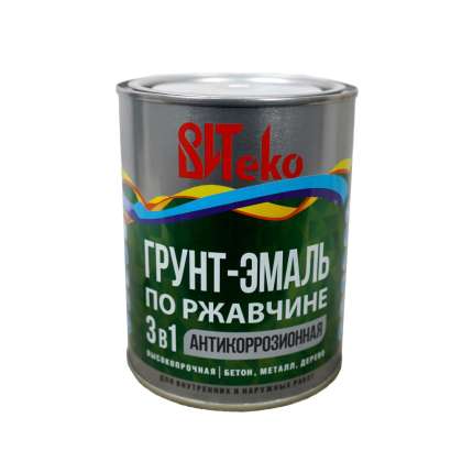 Грунт-эмаль 3в1 ВИТЕКО жёлтая 0.8кг