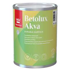 Краска акрилово-полиуретановая для пола Tikkurila Betolux Akva База А 0,9л