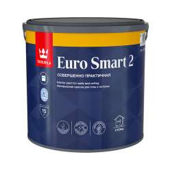 Краска Tikkurila Euro Smart 2 белая База А 2,7л   