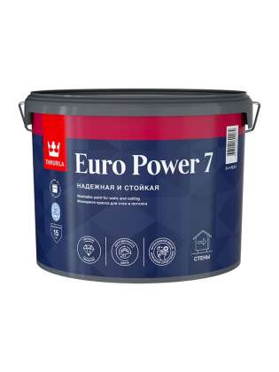Краска Tikkurila Euro Power 7 прозрачная База С 9л