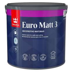 Краска Tikkurila Euro Matt 3 прозрачная База С 2,7л