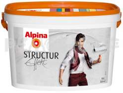 Краска фактурная Alpina Effekt Structur белая 10л