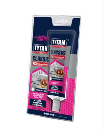 Клей монтажный Classic Fix Tytan Professional прозрачный 100мл