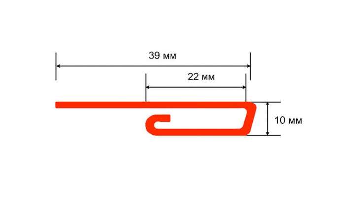 Софит финишный профиль Технониколь бруния 3м