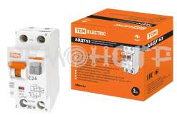 Автоматический Выключатель Дифференциального тока АВДТ 63 C25 30мА TDM