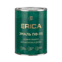 Эмаль ERICA ПФ-115 вишневая 0,8кг