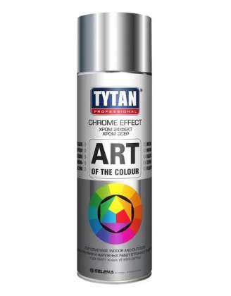 Краска аэрозольная Tytan Professional хром 400мл 