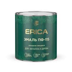 Эмаль ERICA ПФ-115 салатная 2,6кг