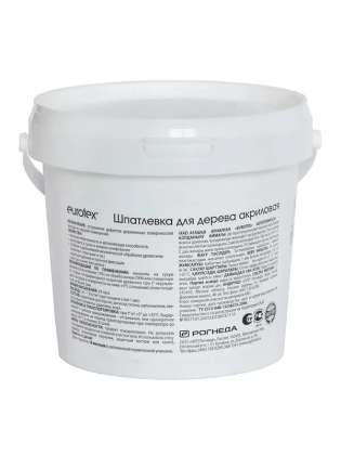 Шпатлевка для дерева Eurotex Рогнеда белая 1,5кг
